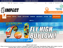 Tablet Screenshot of impactsurf.com